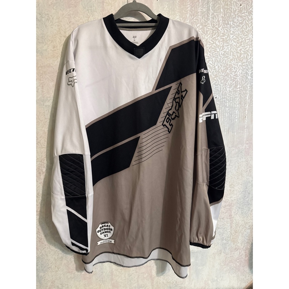 Fox Racing ESPN Great Outdoor Games VI Motocross Jersey XL White Black Tan